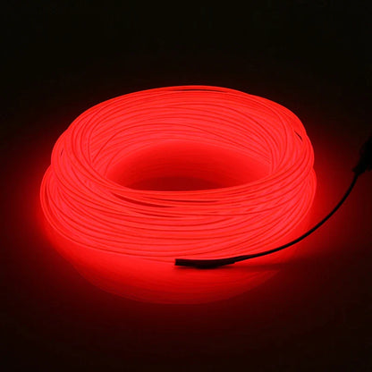Neon LED EL Wire String Lights with Controller for Car and Party Decoration