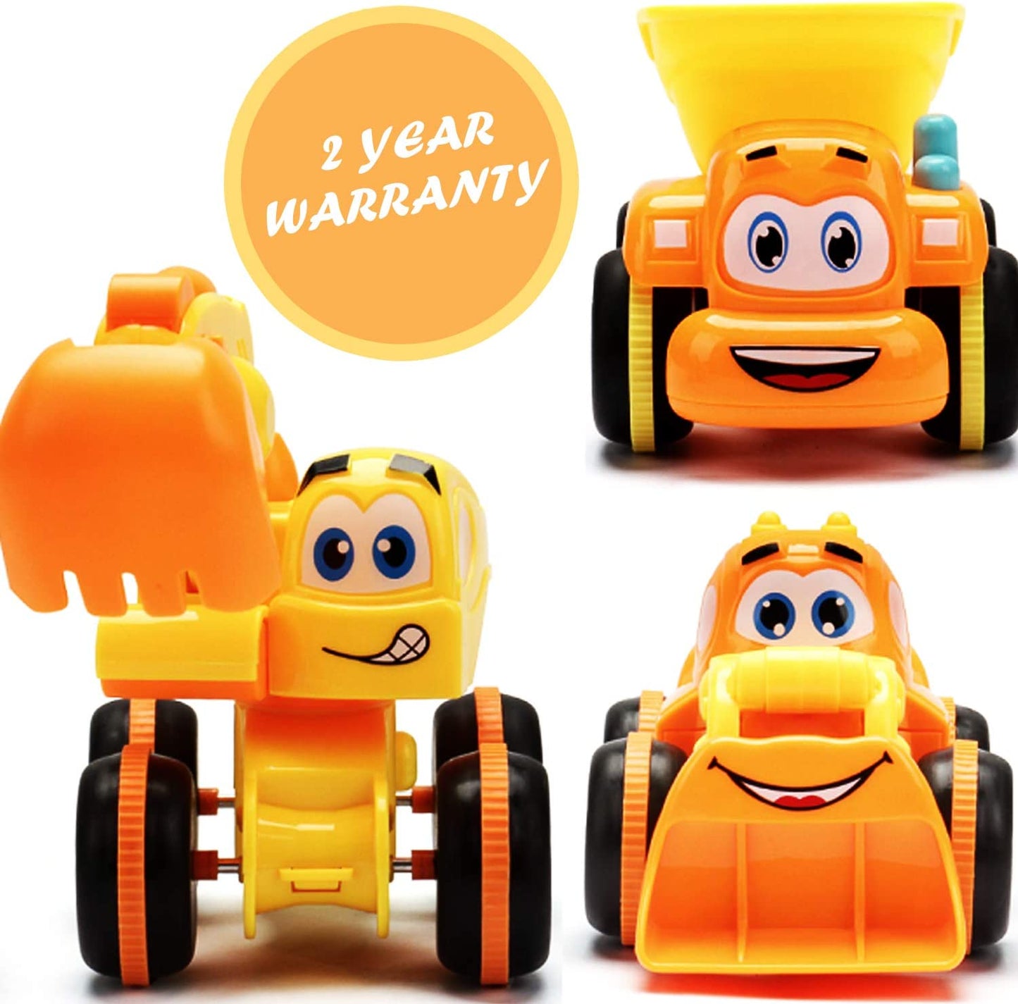 Exciting Friction-Powered Truck Playset for Toddlers – 3 Colorful Construction Vehicles for Endless Fun and Learning!