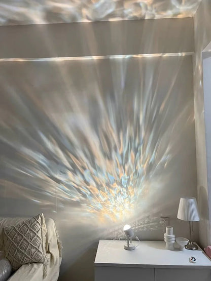 Transform Your Space with the Ripple Projector Decorative Table Lamp - A Stunning Contemporary Ambient Lighting Solution