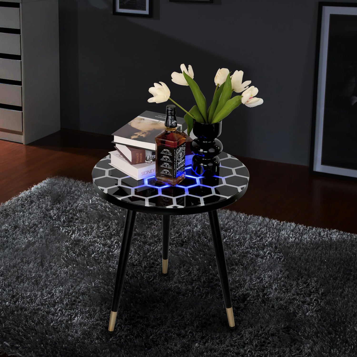 Illuminate Your Living Space with the Touch-Sensitive Coffee Table
