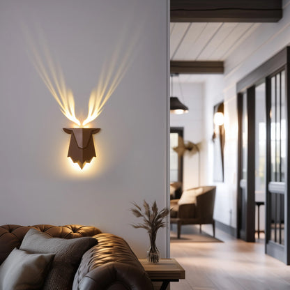 Illuminate Your Space with the Elk Wall Lamp - A Stunning Projection of Artistic Charm