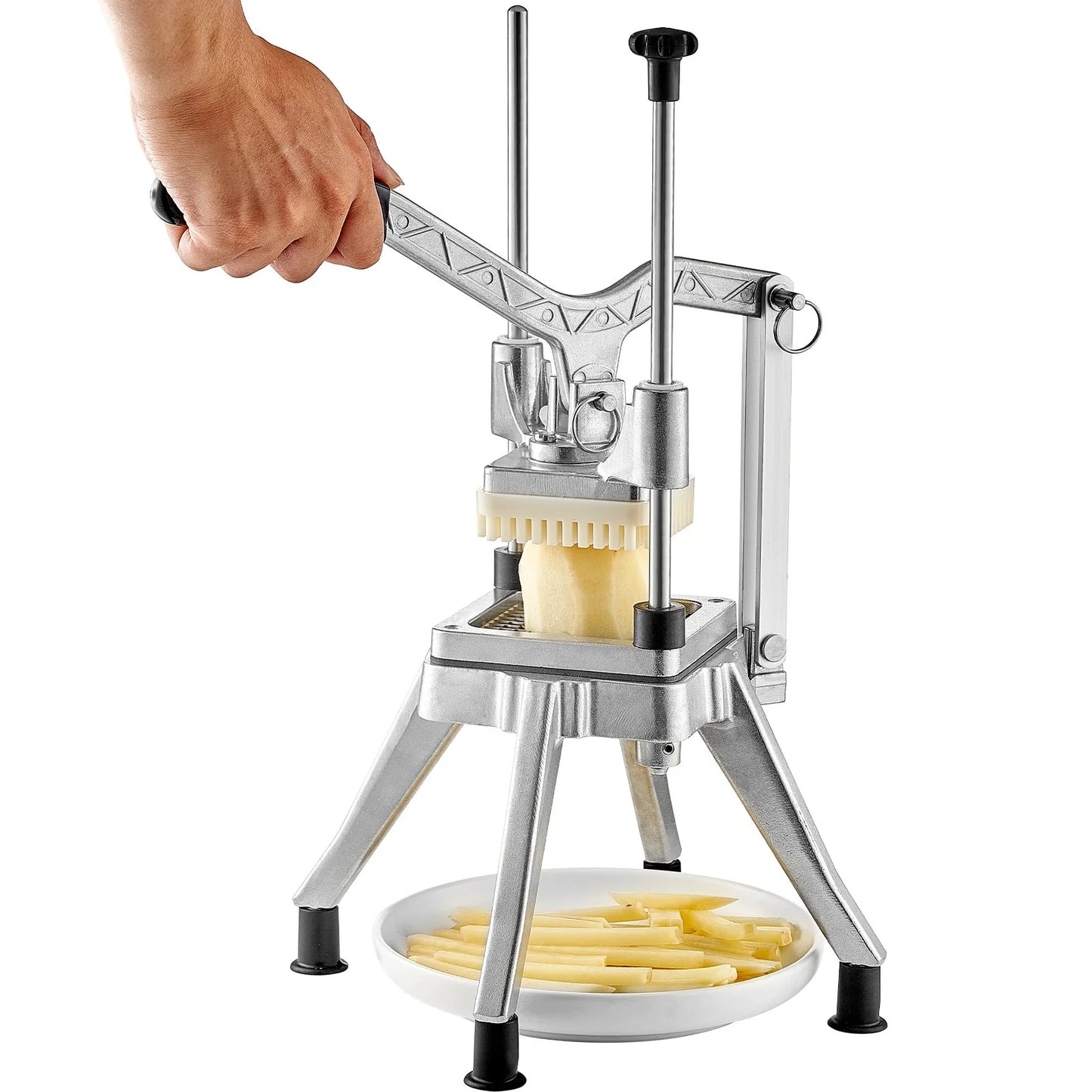 Premium Professional Vegetable and Fruit Chopper with 4 Precision Blades for Effortless Food Preparation