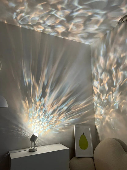 Transform Your Space with the Ripple Projector Decorative Table Lamp - A Stunning Contemporary Ambient Lighting Solution