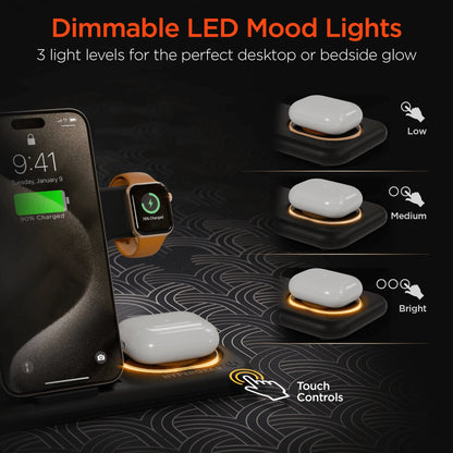 Hypergear 4-in-1 Wireless Charging Station **Non-Refundable Item**