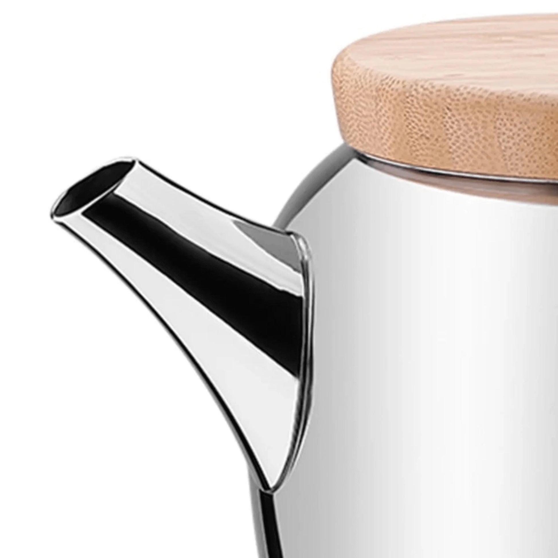 Discover the Elegance of Korkmaz Montana - 2.3L Stainless Steel Teapot with Exquisite Wooden Lid