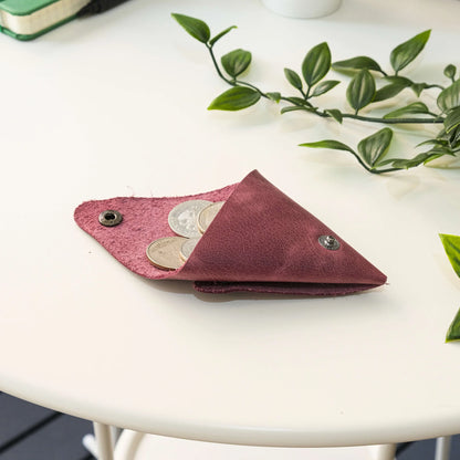 Discover the Elegance of Bamby Genuine Leather Coin Pouch – A Luxurious Minimalist Design for the Modern Man
