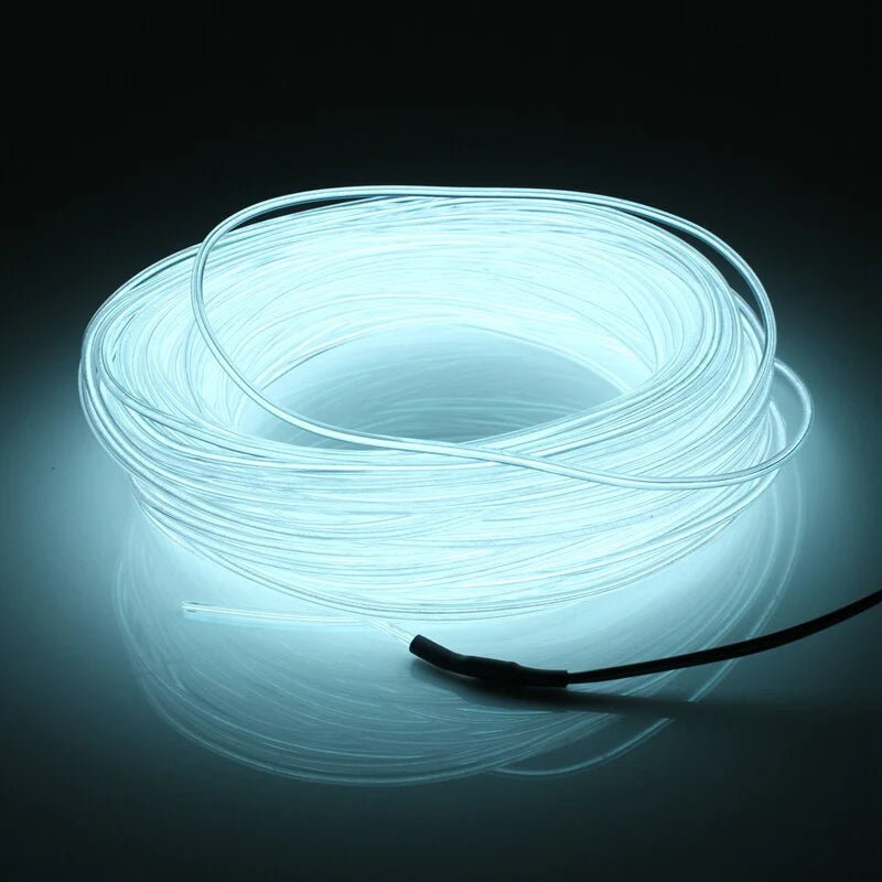 Neon LED EL Wire String Lights with Controller for Car and Party Decoration