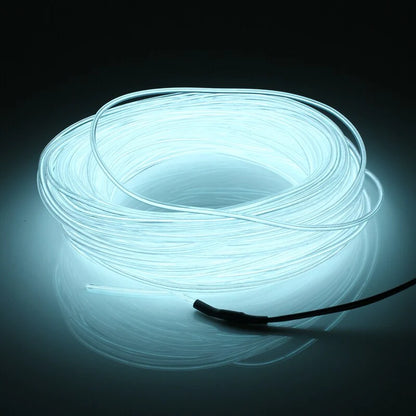 Neon LED EL Wire String Lights with Controller for Car and Party Decoration