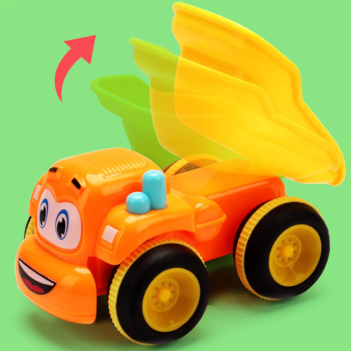Exciting Friction-Powered Truck Playset for Toddlers – 3 Colorful Construction Vehicles for Endless Fun and Learning!