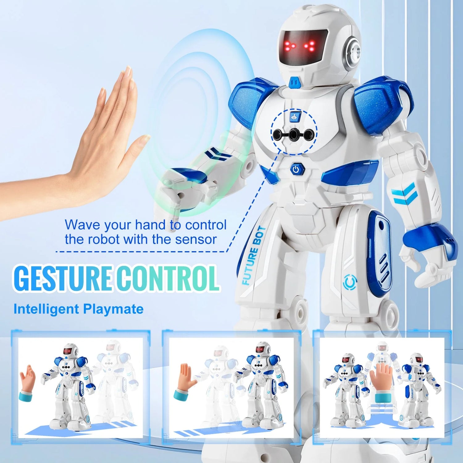 VEVOR Kids RC Robot Toy - Programmable, Dancing & Talking Fun for Ultimate Playtime!