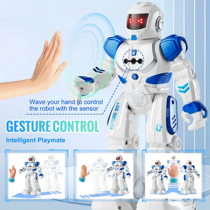 VEVOR Kids RC Robot Toy - Programmable, Dancing & Talking Fun for Ultimate Playtime!