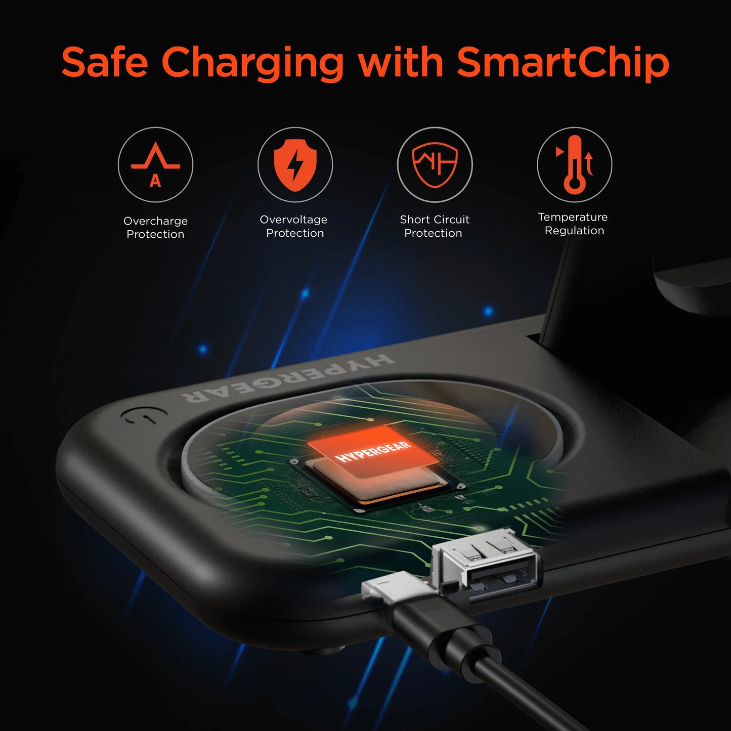 Hypergear 4-in-1 Wireless Charging Station **Non-Refundable Item**
