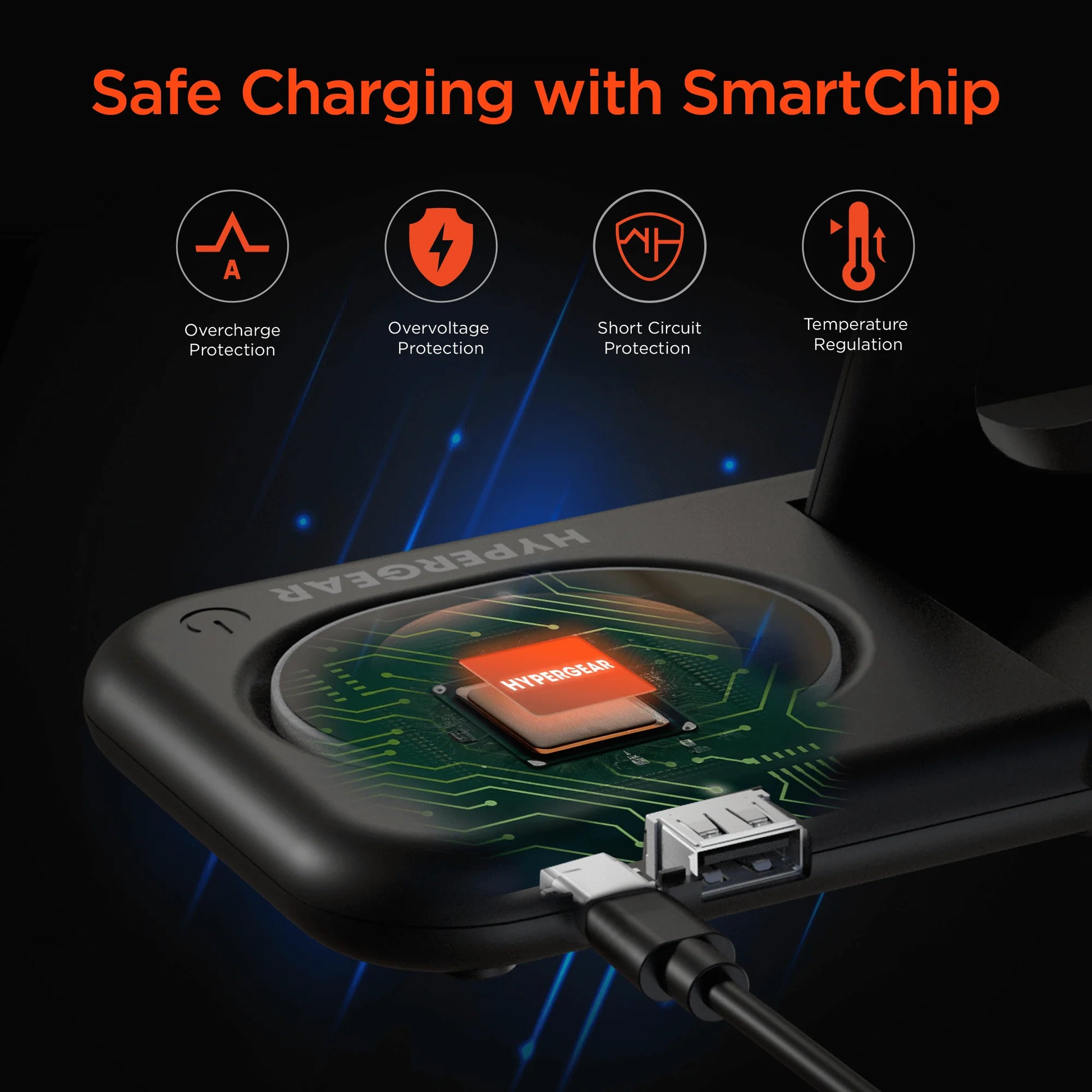 Hypergear 4-in-1 Wireless Charging Station **Non-Refundable Item**