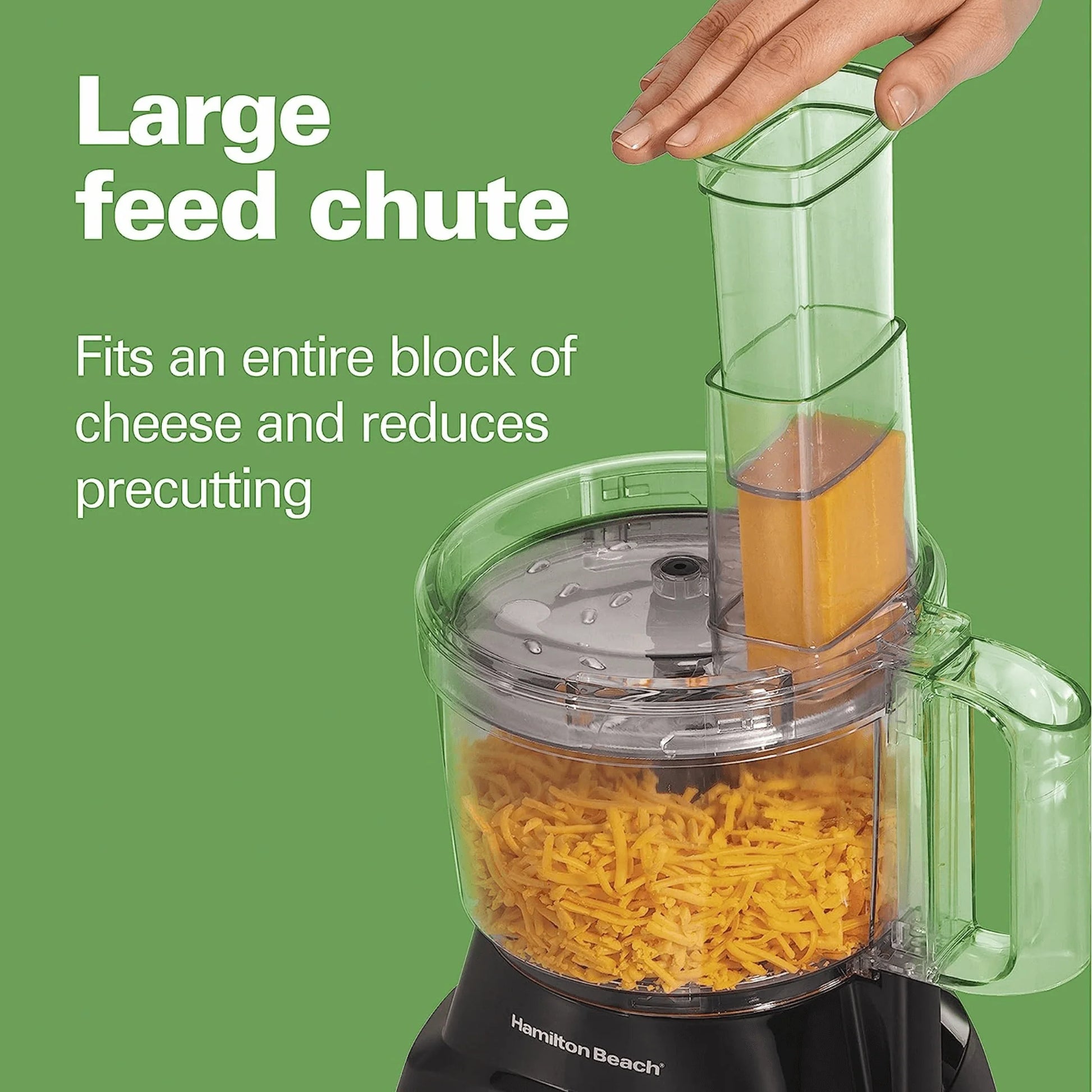 Transform Your Kitchen Prep with the Hamilton Beach 8-Cup Food Processor - Compact, Versatile, and Efficient! **Non-Refundable Item**