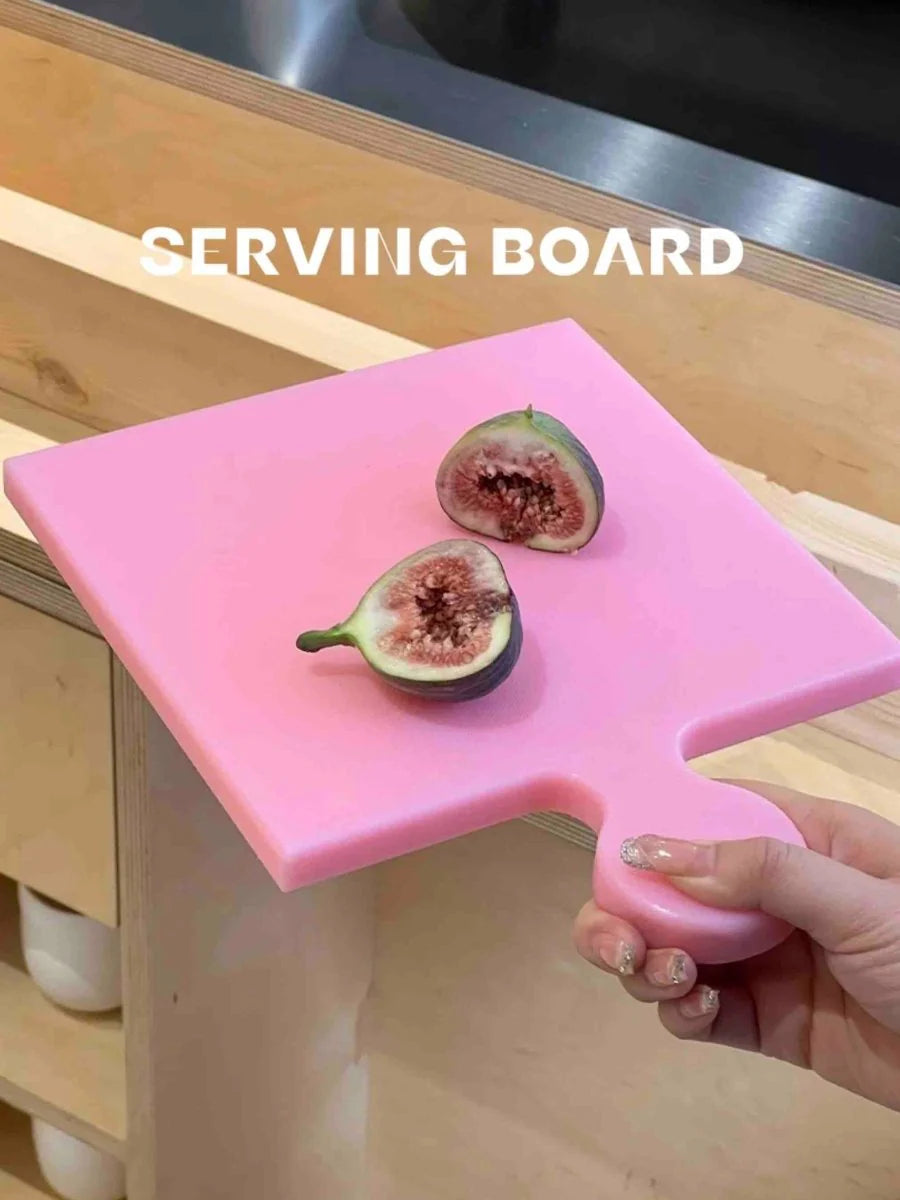 Transform Your Cooking Experience with the Vibrant Dopamine Puzzle Cutting Board - Mould-Resistant and Multifunctional!