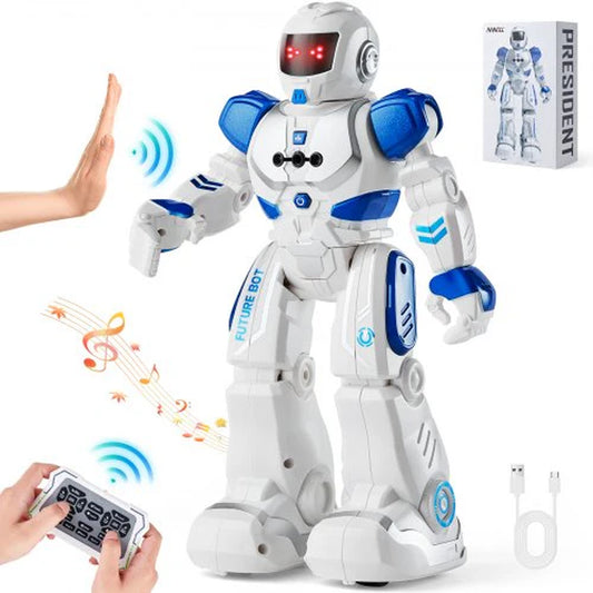 VEVOR Kids RC Robot Toy - Programmable, Dancing & Talking Fun for Ultimate Playtime!