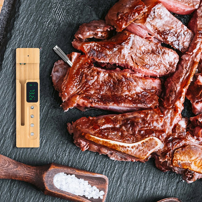 VEVOR Bluetooth Wireless Meat Thermometer - Effortless Cooking with 500 Ft Range for Perfectly Cooked Meats